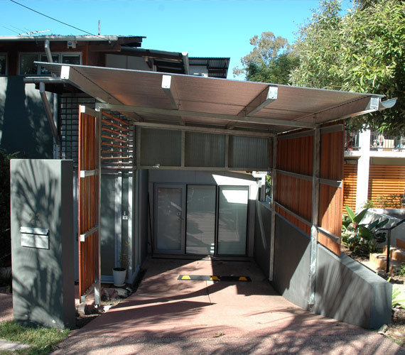 Carport front on